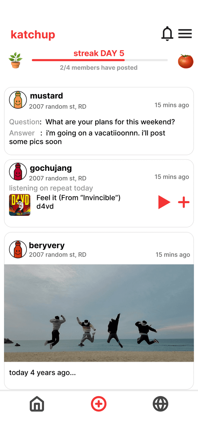 Katchup App Screenshot
